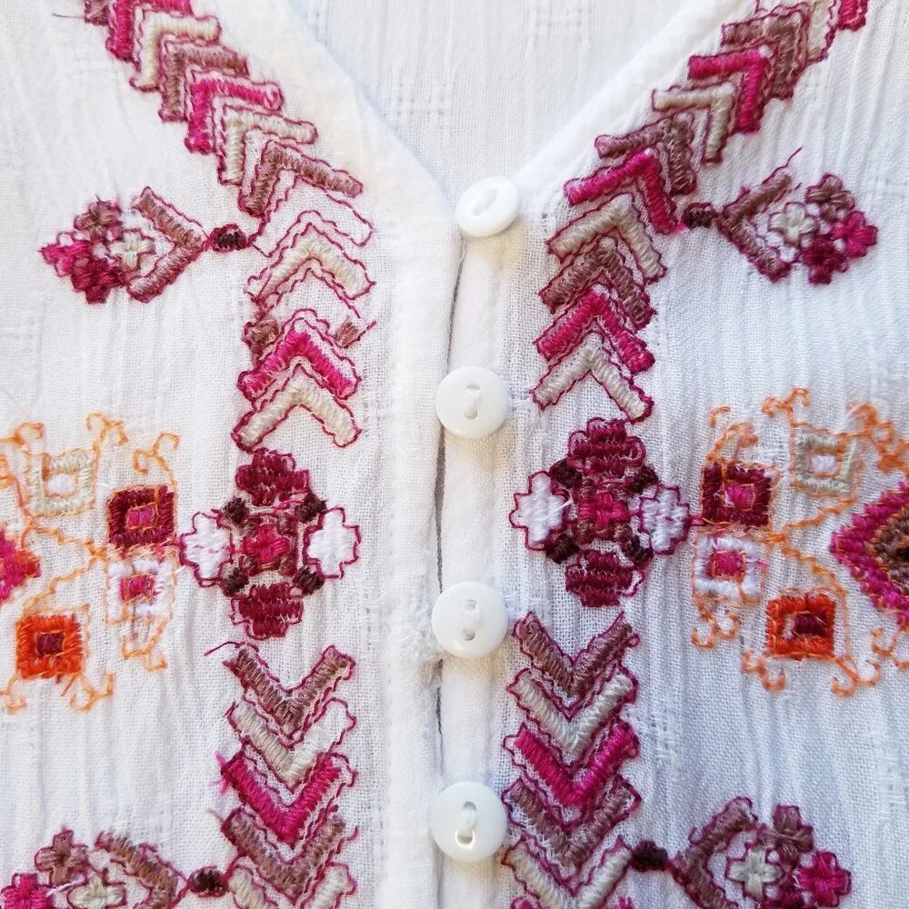 Free People | Bohemian Long Sleeve Top, size‎ L